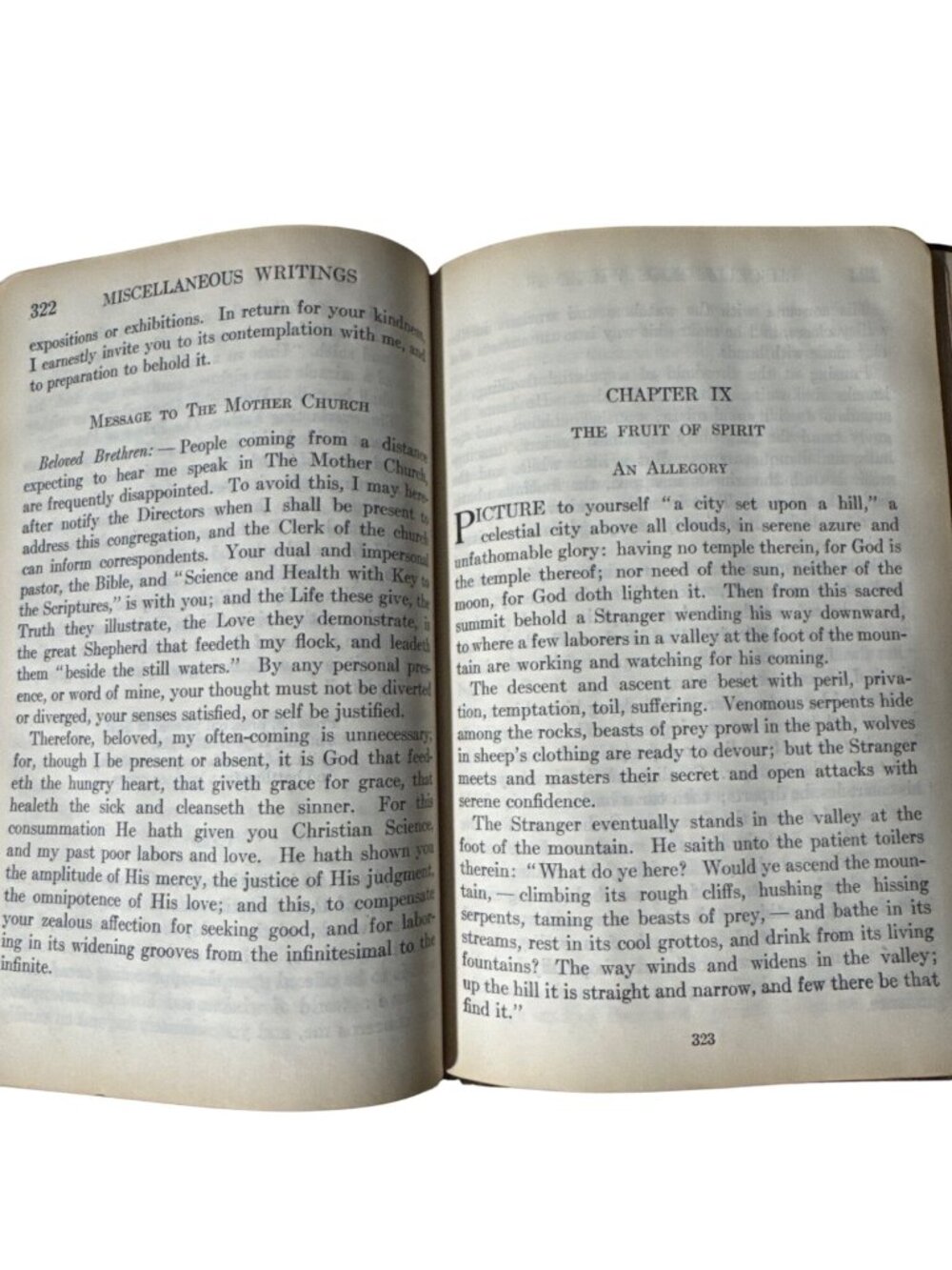 Antique Miscellaneous Writings 1883-1896 By Mary Baker Eddy Hardcover Book - Picture 13 of 16